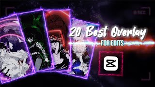 20 Best Free Overlay Package for edits  part 1  kawaii97 [upl. by Englis]