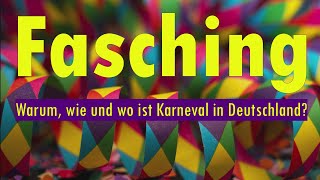 Fasching 👺🍬  warum wie amp wo Karneval in Deutschland ist [upl. by Inahs379]