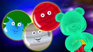 pianeti Canzone  Filastrocca  Bambini canzoni  Kids Planets Rhymes  Jelly Bears  Planet Song [upl. by Joappa]