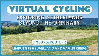 Fietsroute Limburgse Heuvelland en Vaalserberg  Virtueel Fietsen [upl. by Omar253]