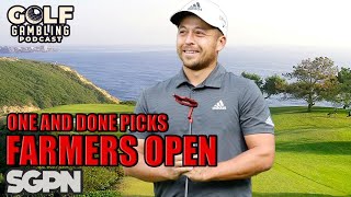 2024 Farmers Insurance Open One and Done Picks [upl. by Enilrac981]