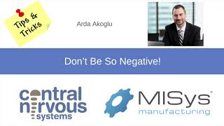 MISys Tips and Tricks  Negative Inventory in MISys Manufacturing Software [upl. by Homerus138]