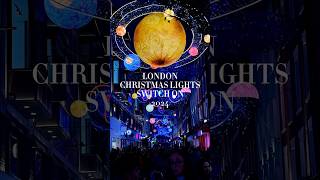 ✨LONDON CHRISTMAS LIGHTS SWITCH ON 2024 ✨ shortsvideo [upl. by Sacram]