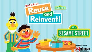 Trash to Treasure with Bert amp Ernie Play Reuse amp Reinvent From Sesame Street [upl. by Ahsina]