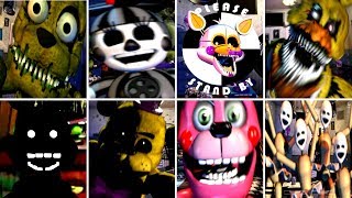 ALL 8 SECRET ANIMATRONICS  Ultimate Custom Night [upl. by Araz]