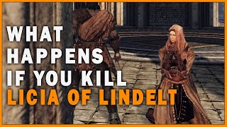 What Happens if you Kill Licia of Lindelt in Dark Souls 2 [upl. by Buschi]