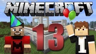 Meu aniversário \o  Minecraft Em busca da casa automática 13 [upl. by Willem]