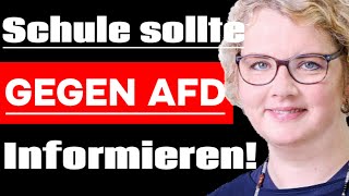 quotSchulen sollten GEGEN AFD Informierenquot laut Maike Finnern [upl. by Yenohtna]