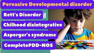 Retts Disorder  Aspergers Syndrome  CDD  Chilhood Disintegrative PDD  NOS msc psychology [upl. by Robins]