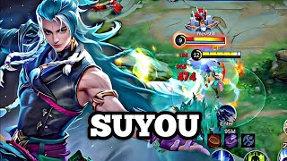 mobile legends new hero suyou rank match gameplay [upl. by Vullo]