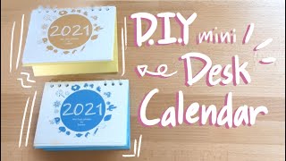 DIY Desk Calendar  3 methods  Printable Pattern 2025 updated [upl. by Eikciv]