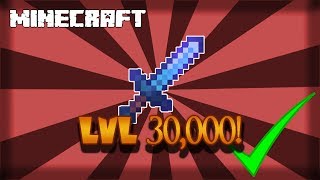 MINECRAFT  How to Make an Enchanted Sword lvl 30000 1152 [upl. by Buyers]