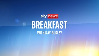 Watch Sky News Breakfast Chancellor receives a hostile market response to the budget [upl. by Enitsyrhc]