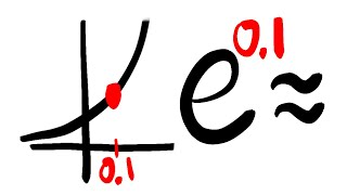 Use calculus to approximate e01 [upl. by Nemzzaj]