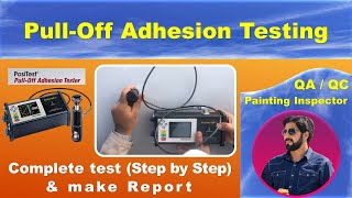 How to complete PullOff Adhesion Test complete Tutorial [upl. by Amory]