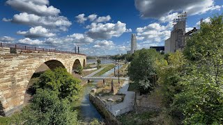 Minneapolis MN  Mill Ruins Park  Under the Stone Arch Bridge  September 24 2024 [upl. by Julina]