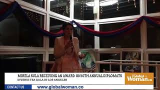 MIRELA SULA RECEIVES ‘’ORBIS AWARD’’ IN LOS ANGELES [upl. by Jarred772]