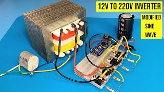 how to make simple inverter 2000W modified sine wave mosfet IRFz44n datouboss [upl. by Millman458]