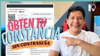 Cómo Descargar la Constancia de Situación Fiscal RFC Online SAT 2023 [upl. by Aynom514]