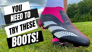 YOU Need to try THESE BOOTS  Adidas Predator Accuracy  Full on feet Review [upl. by Quackenbush]