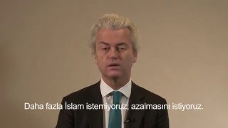 Geert Wilders tells Turks Turkey not welcome in Europe [upl. by Chrissy821]