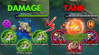 Minotaur Damage Build vs Minotaur Tank Build [upl. by Leahpar]