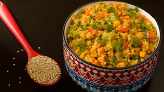 HEALTHY QUINOA TAWA PULAO RECIPE FOR WEIGHT LOSS  HOW TO MAKE EASY QUINOA VEG PULAO  IFTAR IDEA [upl. by Enomys]