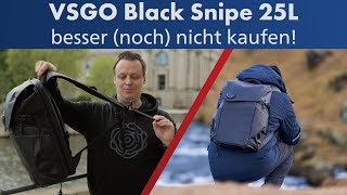 NICHT KAUFEN Fotorucksack VSGO Black Snipe 25L mit Problemen [upl. by Alastair]