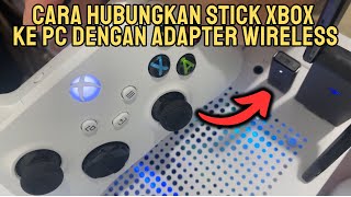 CARA MENGHUBUNGKAN CONTROLLER XBOX 360 KE PC MENGGUNAKAN ADAPTER RECEIVER [upl. by Zwiebel]