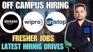 Wiley Edge  Amazon  Wipro Biggest Hiring Updates  OFF Campus Drives  2025  2024 Batch Hiring [upl. by Hanna]