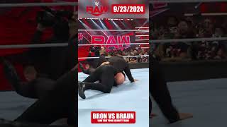 BRON and BRAUN Collide  WWE RAW Sep 23 2024  Bronson Reed vs Braun Strowman The Miz [upl. by Gravante95]