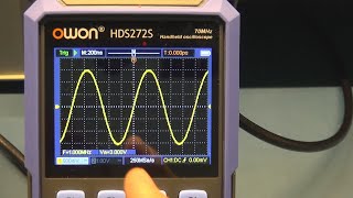 OWON HDS272S Handheld Oscilloscope Review  Part 1 [upl. by Frodi332]