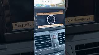 Mercedes Benz W204 Uhrzeit einstellen [upl. by Petta875]