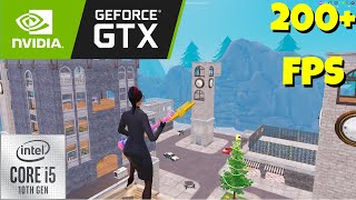 GTX 1650  i5 10400f  Fortnite CREATIVE I Fortnite Performance Mode [upl. by Eikram]