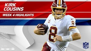 Kirk Cousins Gritty Performance vs Kansas City  Redskins vs Chiefs  Wk 4 Player Highlights [upl. by Puri]