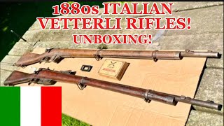 Italian Vetterli Unboxing 187087 amp 18708715 Rifles From RTI [upl. by Luby]