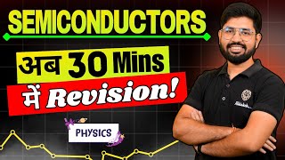 Semiconductor Oneshot in 30 minutes  Chapter 14 Class 12 Physics Oneshot Revision  CBSE Class 12 [upl. by Llenoj]