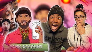 Joyner Lucas  Bank Account Remix  DISS 21 SAVAGE  😱🔥  GIRLFRIEND REACTION VIDEO 💓 [upl. by Loats662]