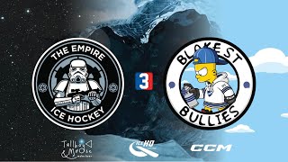 Empire v Bullies  Div 3  3rd September  IceHQ Beer League ice hockey [upl. by Edyth892]