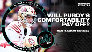 Will Purdys COMFORTABILITY amp PREP lead the 49ers to a divisional playoff WIN  The Pat McAfee Show [upl. by Nilyad]