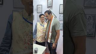 Vindu Dara Singh Supports Painters At The Haat Of Art Event 2024 [upl. by Drof]