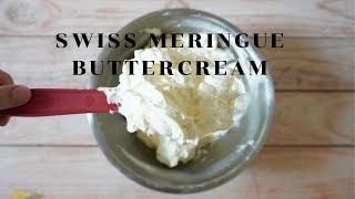 BUTTERCREAM BUAT DEKORASI SWISS MERINGUE BUTTERCREAM  Luvita Ho [upl. by Notsud]