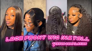 MELANIN 2024 TRENDING HAIRSTYLES LACE FRONTAL WIGS AND BUNDLES INSTALLS COMPILATION🫧💕 ✨ [upl. by Ettelohcin]