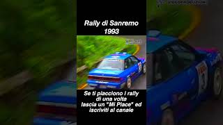 Rally di Sanremo 1993 Short 5 [upl. by Ennaitsirk736]