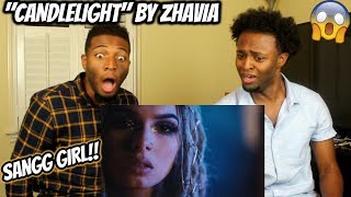 Zhavia  Candlelight Official Video REACTION [upl. by Gaynor867]