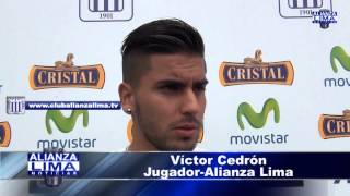 Víctor Cedrón quotEste partido es importante para todosquot [upl. by Bill]