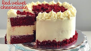 PASTEL RED VELVET RELLENO DE CHEESECAKE  ESPECIAL DE NAVIDAD  POSTRES CON IXCHEL [upl. by Mateusz]