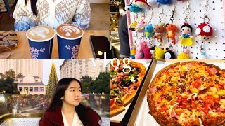 holiday vlogmas🎄 Christmas food shopping park ferris wheel 🎡 [upl. by Ysdnyl]