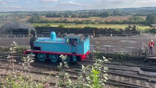 Video Thomas train driving at Watercress Line Autumn Gala Day 1 [upl. by Noinatrad276]