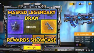 MASKED LEGENDARY DRAW ALL REWARDS SHOWCASE CODM S8 LEAKS 2024 COD MOBILE SEASON 8 [upl. by Luhey9]